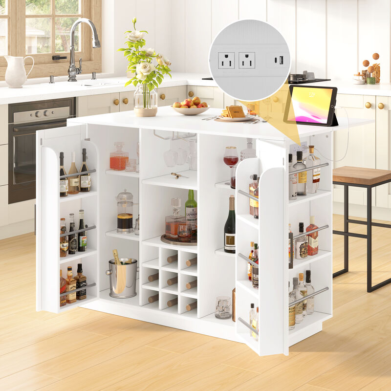 Swixwa Sideboard Buffet Cabinet image number 2