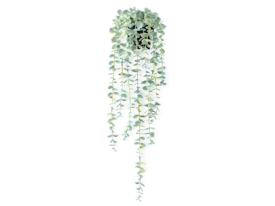 1 Piece Black Artificial Hanging Eucalyptus Flowers Home Decor