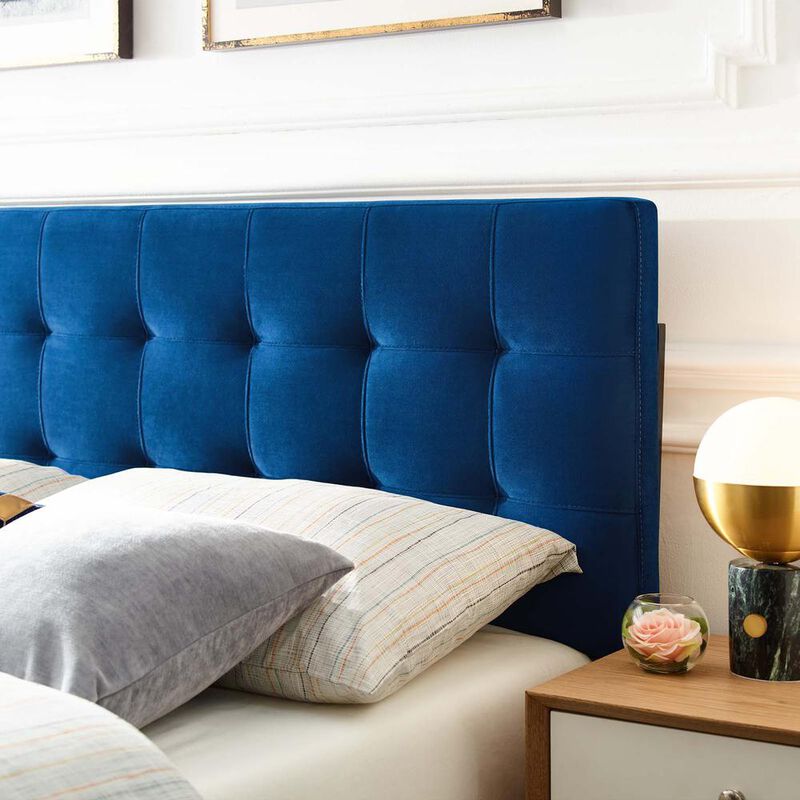 Lily Queen Biscuit Tufted Performance Velvet Headboard image number 6
