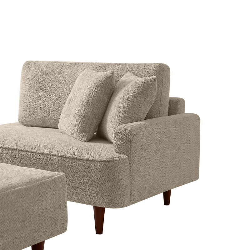 Statco  Chaise Lounge Chair with Ottoman image number 2