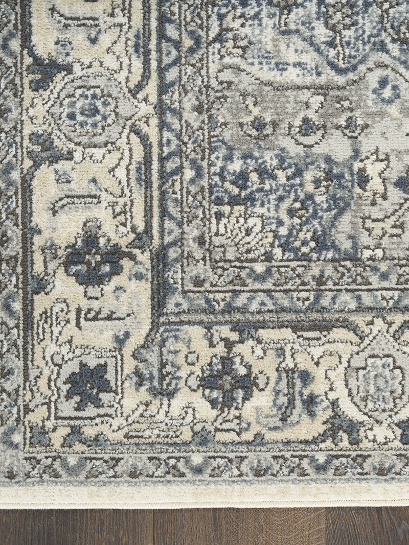 Quarry QUA18 Ivory/Navy 7'10" x 9'10" Rug