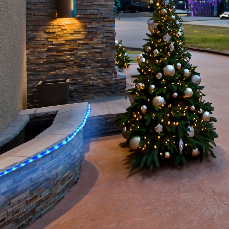 18' Blue LED Christmas Rope Lights image number 2
