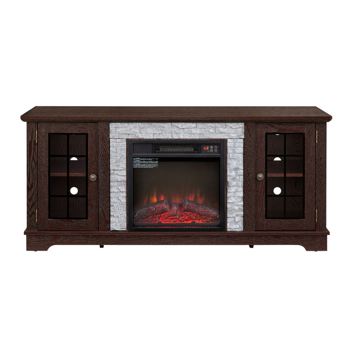 Slukun Electric Fireplace TV Stand