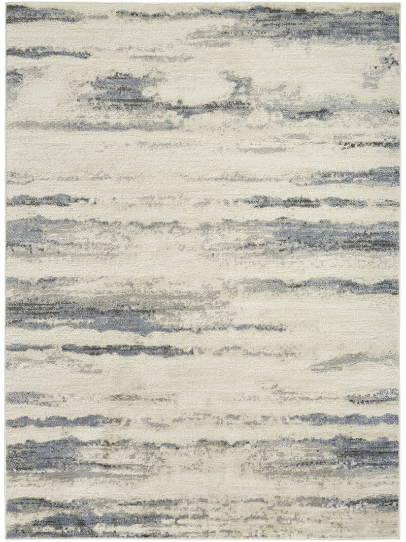 Serenity Home SRH12 Turquoise/Multicolor 6' x 9' Rug