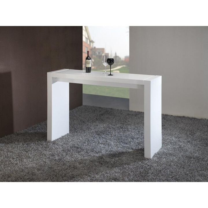 Mdf Lacquered Bar Table, 60"X18"X40"