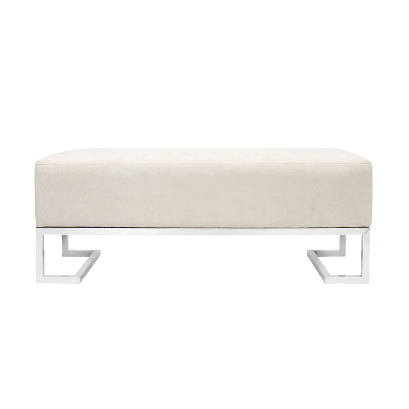 Pasargad Home Luxe Upholstered Bench image number 0