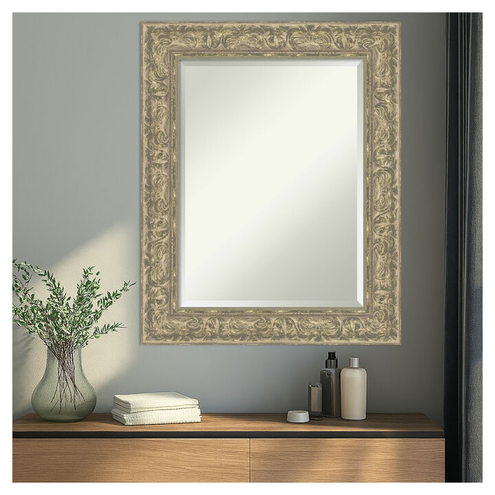 Luxe Beveled Framed Wall Mirror