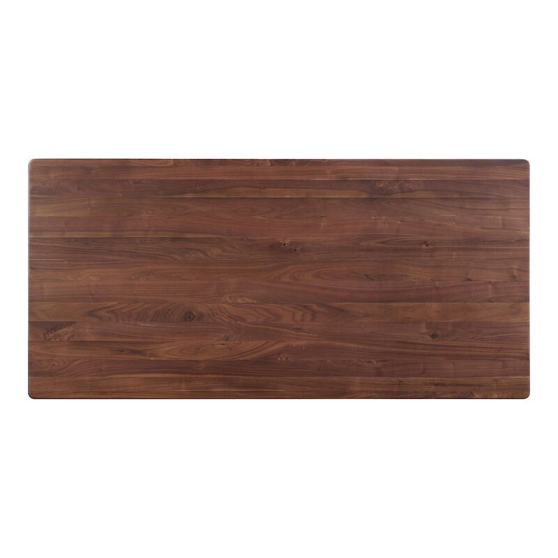 Moe&rsquo;s Silas Dining Table Walnut Brown image number 3