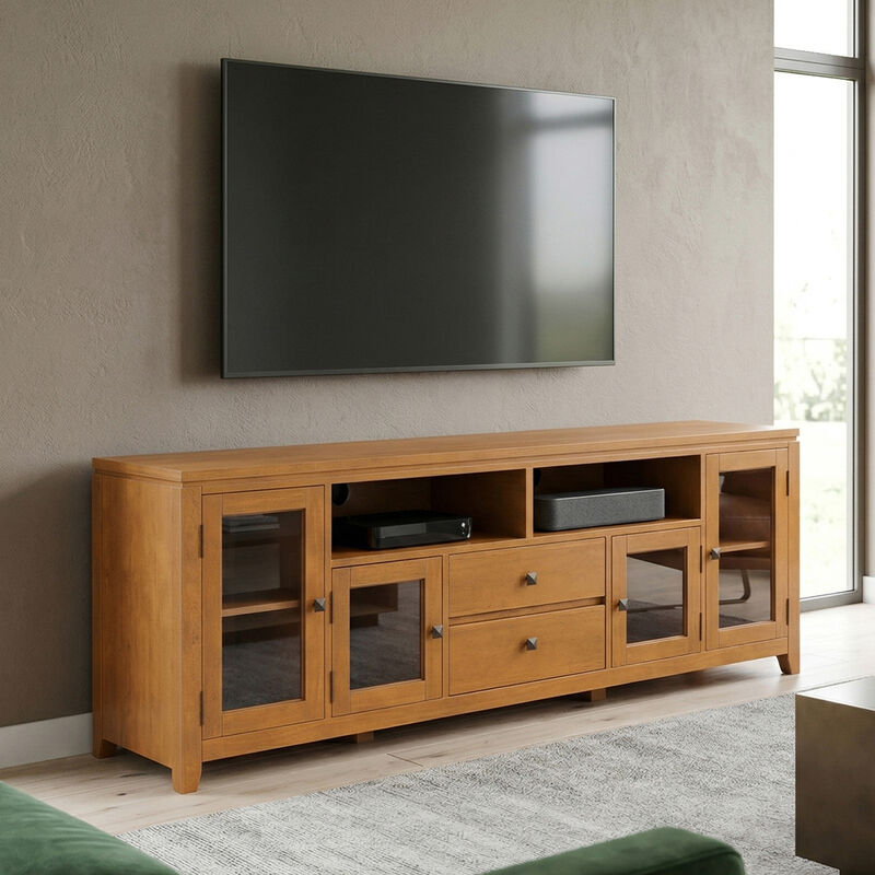 Simpli Home Cosmopolitan 72 inch Wide TV Media Stand image number 1