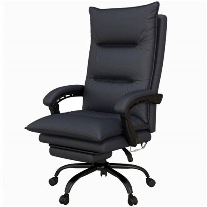 Double Padded Executive Massage Heated Office Chair