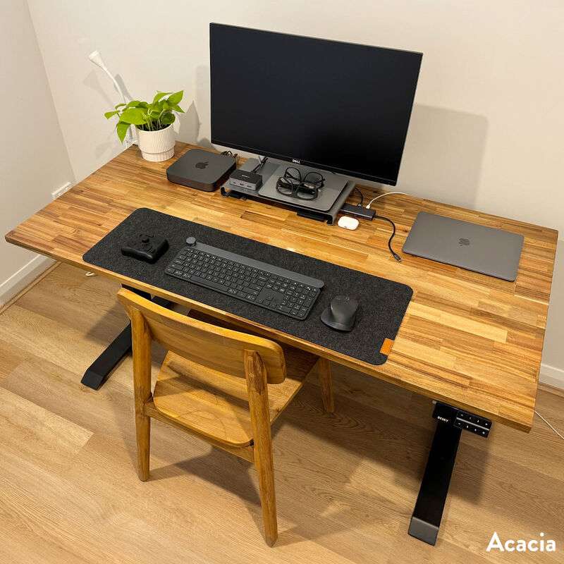 Desky Dual Softwood Sit Stand Desk image number 5