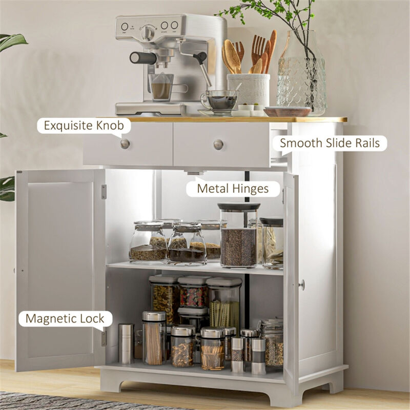 Multi-Purpose Storage Cabinet for Kitchen, Pantry, or Dining Room