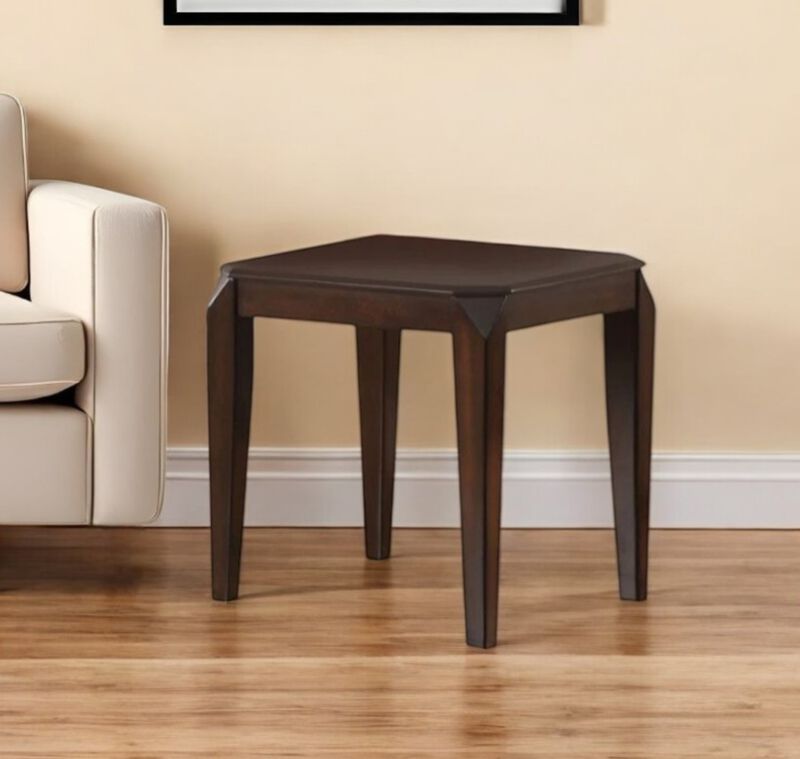 Solid Wood Accent Table &ndash; Compact and Sturdy End Table for Home Decor image number 3