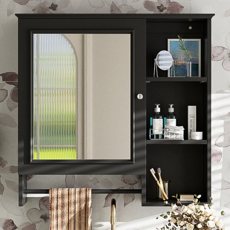 ELEMENT ACE Space Saving Wall Mounted Medicine Cabinet with Adjustable Storage Shelves image number 9