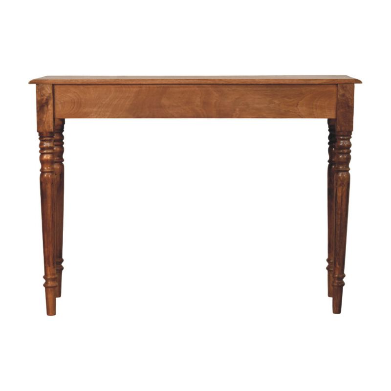 Artisan Furniture Solid Wood Three Drawer Console with Turned Legs image number 7