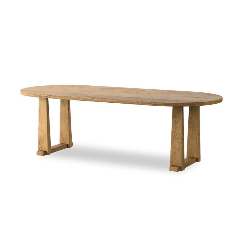 Ayla Worn Oak Dining Table
