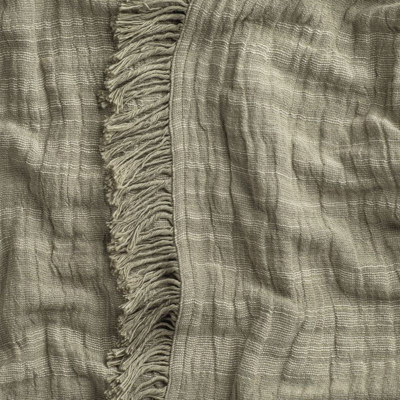 Sage Fringe Bedspread image number 1