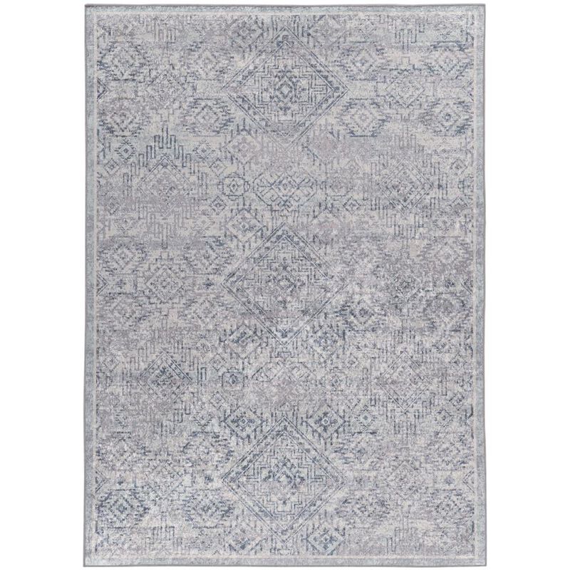 Linon Emerald Duluth Grey & Blue, Rug image number 0