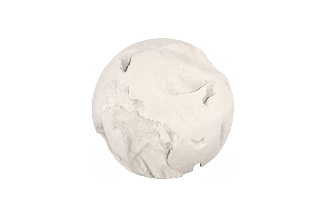 Cast Root Large White Floor Ball