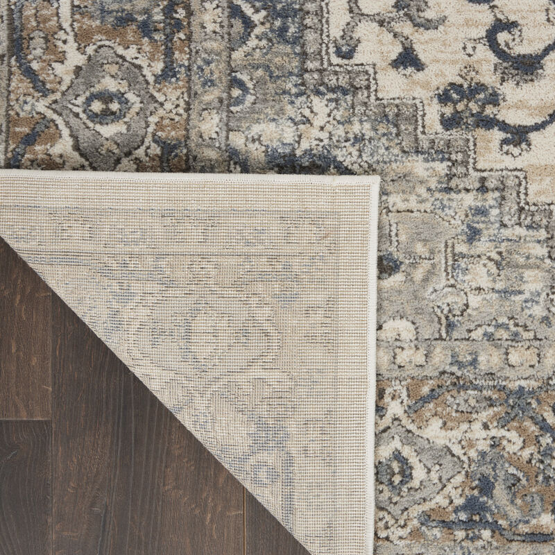 Quarry QUA05 Ivory/Gray 7' x 10' Rug image number 1