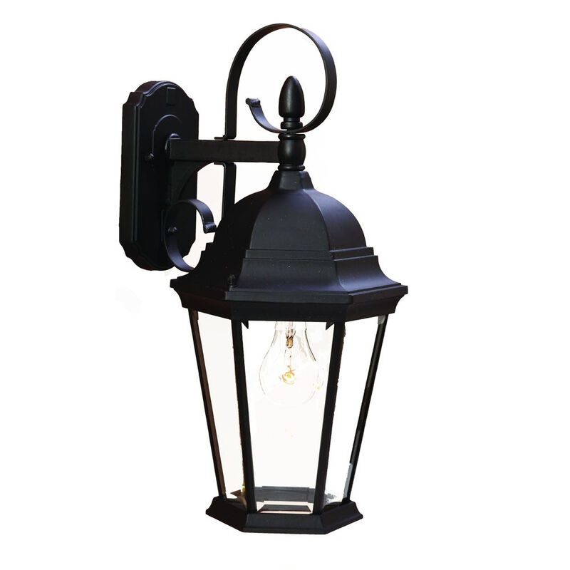 Wall-Mounted Swing Arm Lantern Light &ndash; Elegant Hanging Exterior Lighting for Home Entrances