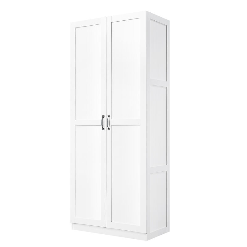 Hopkins White Storage Cabinet (Set of 2)
