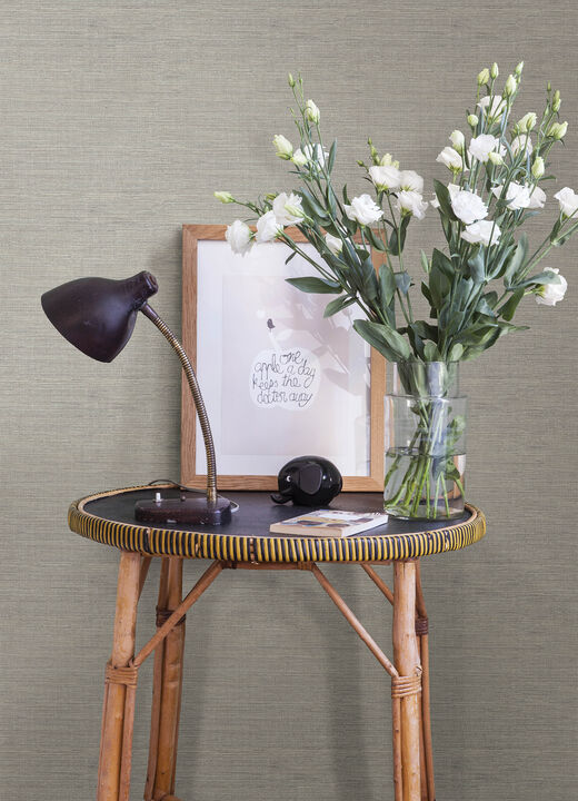 Agave Stone Faux Grasscloth Wallpaper (Set of 2)