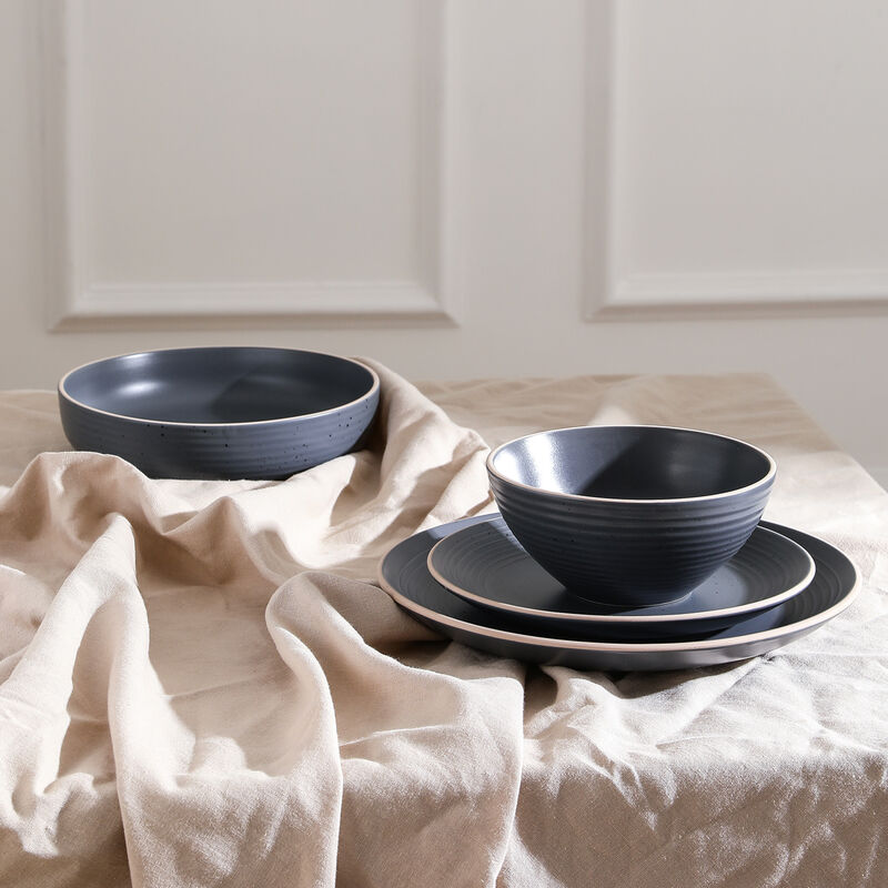 Stone Lain Lauren Stoneware 16 Piece Dinnerware Set