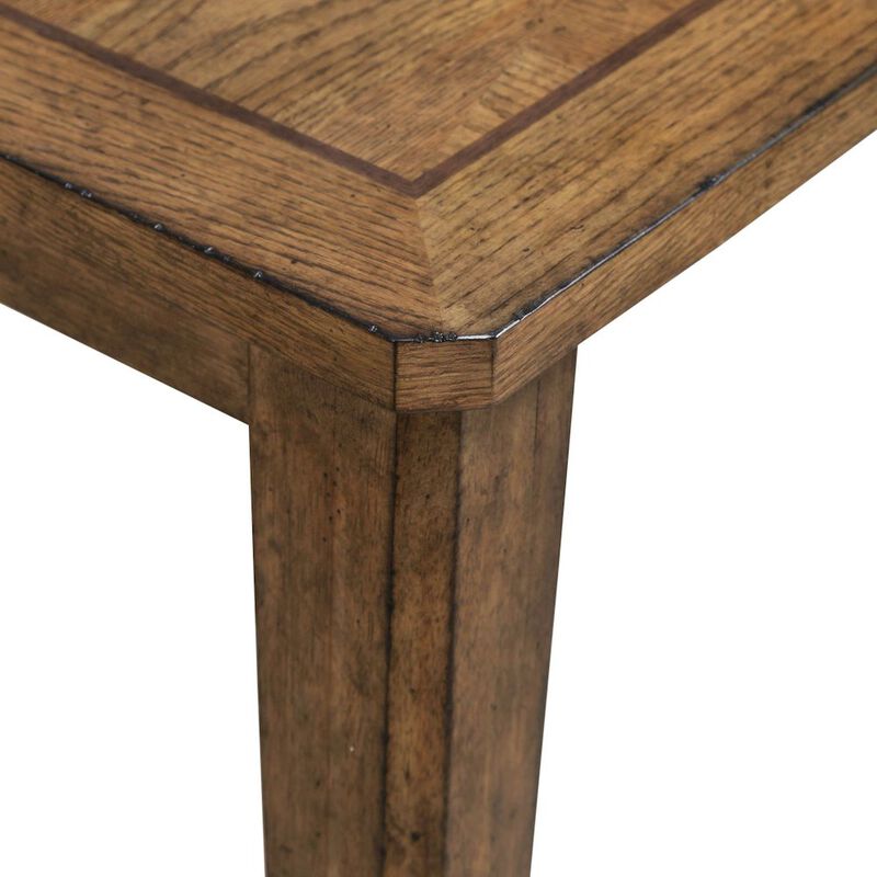 Liberty Furniture Carolina Park Console Table for Living Room - Amber Brown Oak image number 4