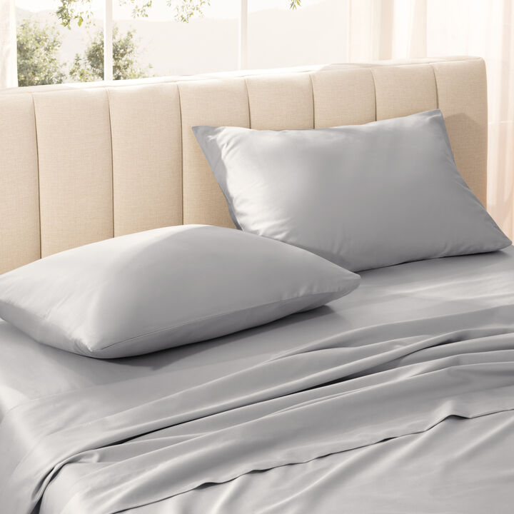 400 Thread Count Organic Cotton Sateen Pillowcase Set
