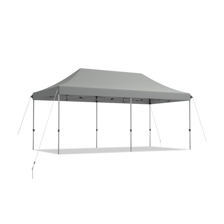 Adjustable Folding Heavy-Duty Sun Shelter with Carrying Bag for Outdoor Events and Beach Days