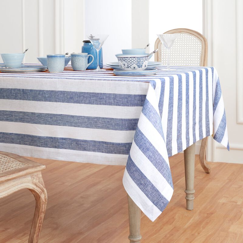 Linen Tablecloth - Cabana Stripe image number 3