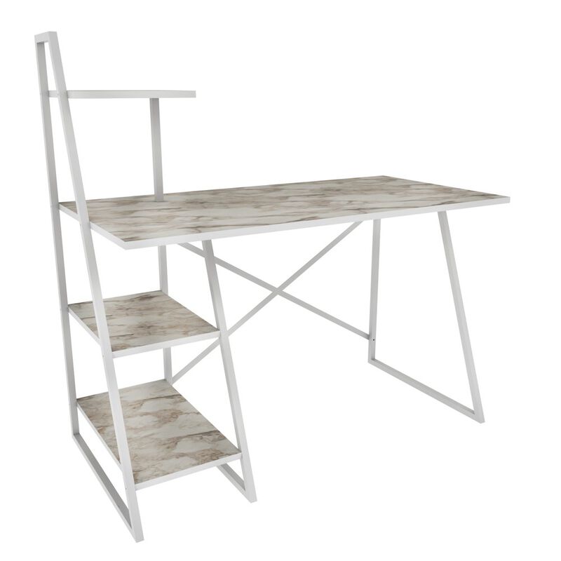 Decorotika Admira Computer Desk - Ephesus White