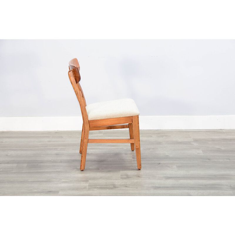 Sunny Designs Dining Chair, Cushion Seat (Set of 2), Walnut image number 2
