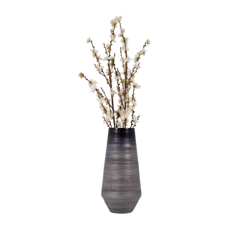 Glass 15" Enameled Vase image number 2