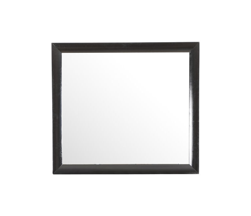 Marilla 35 in. x 39 in. Modern Rectangle Framed Dresser Mirror image number 0