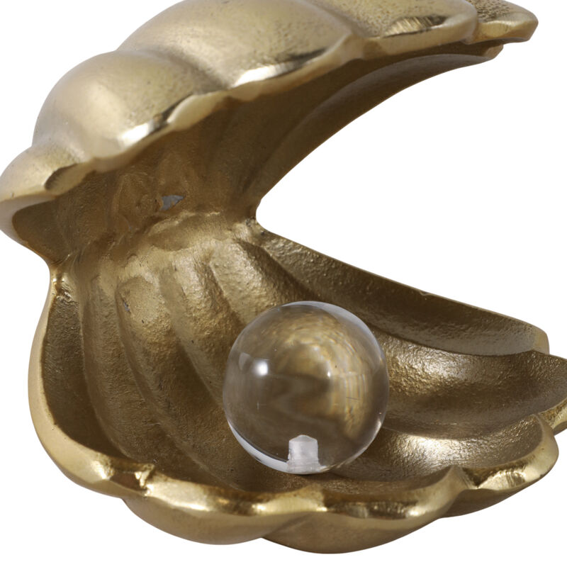 5" Clam With Acrylic Pearl image number 4
