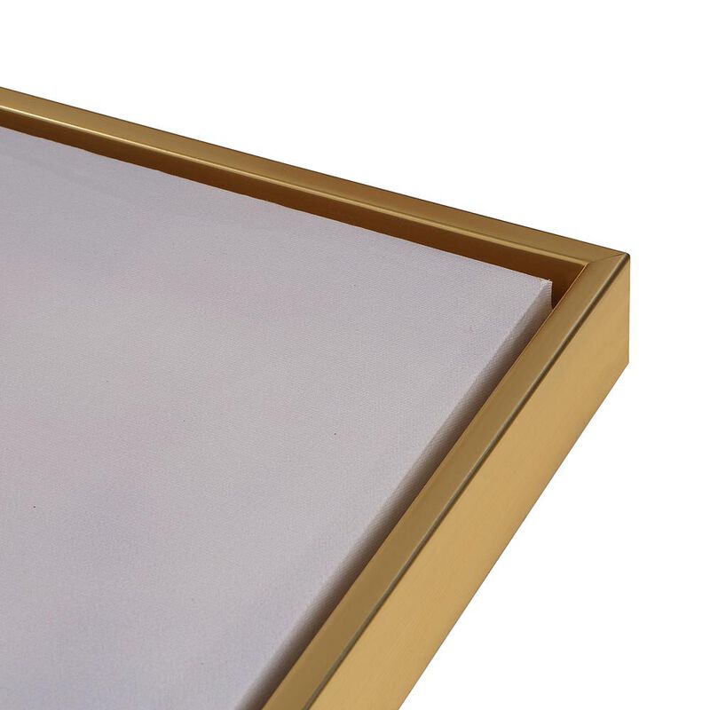 Carolina Living Cityscape Abstract Wall Art - Gold Frame image number 4