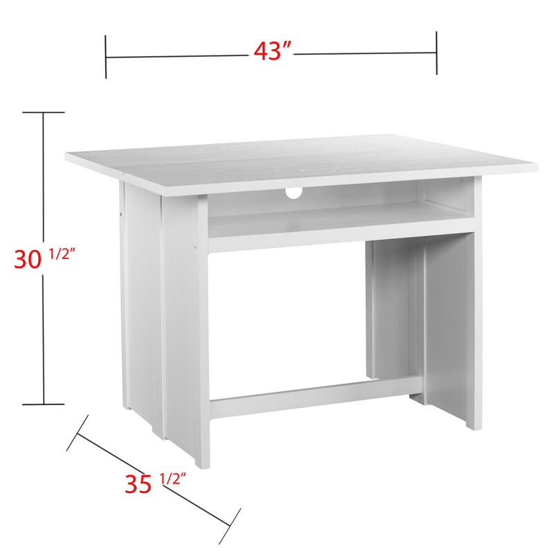 Kempsey Convertible Console-to-Dining Table
