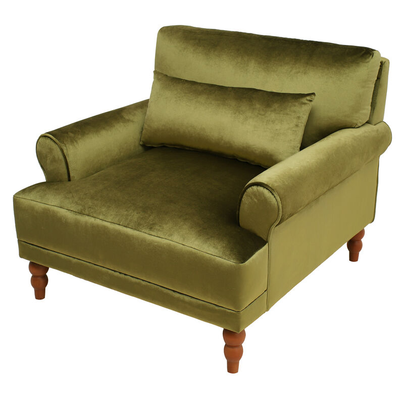 Merax Luxurious Upholstered Accent Chair