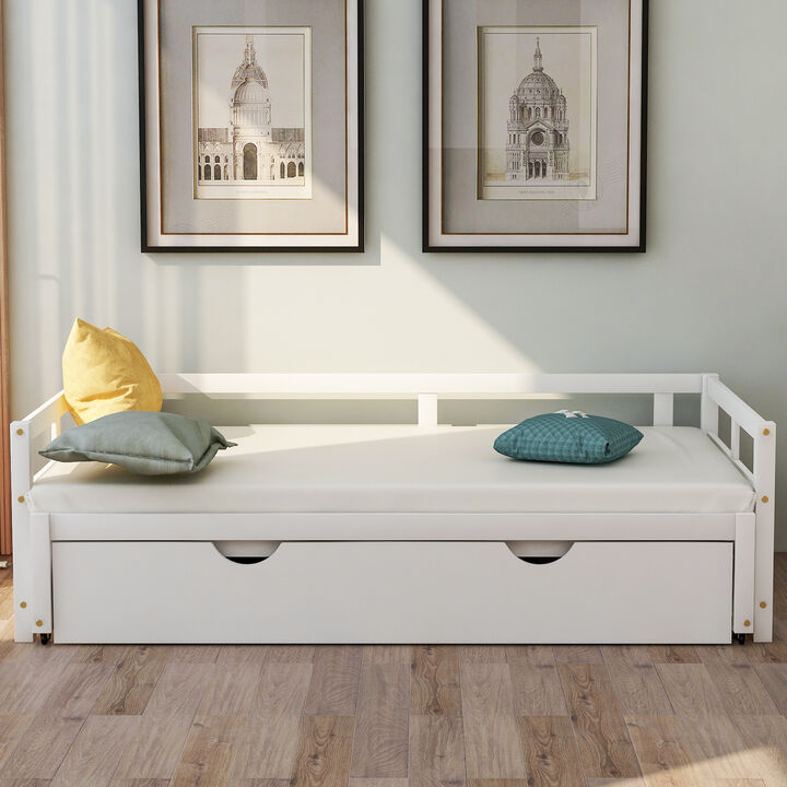 Merax Extending Daybed with Trundle