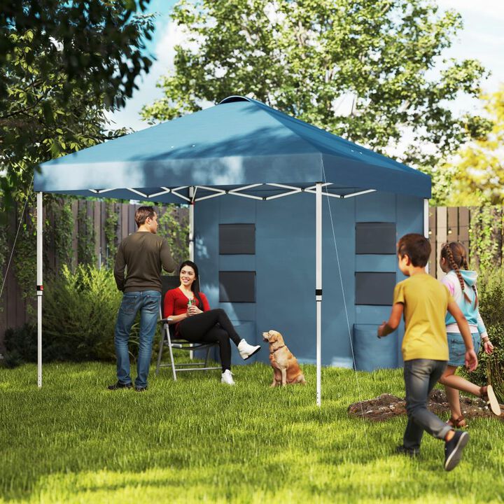Hivvago 10x10 Pop Up Canopy with Storage