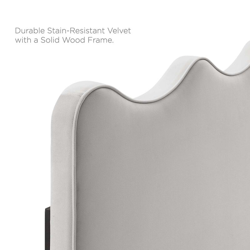 Modway - Current Performance Velvet Twin Platform Bed image number 6