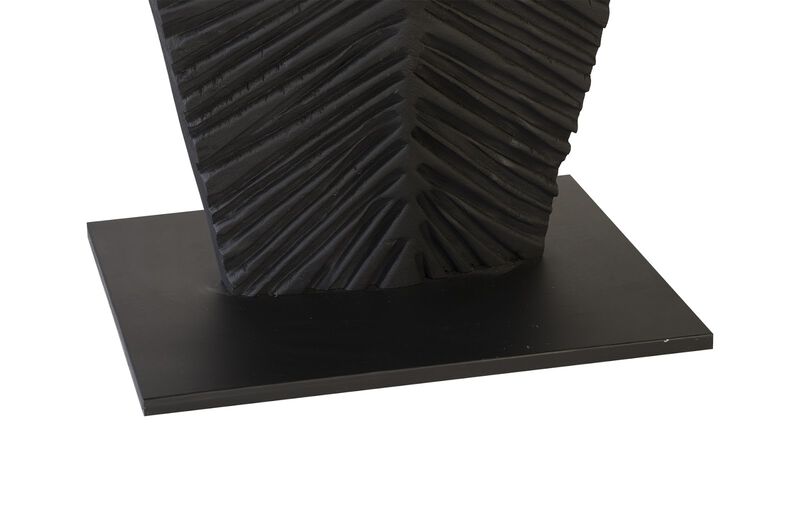 Small Carved Leaf on Stand