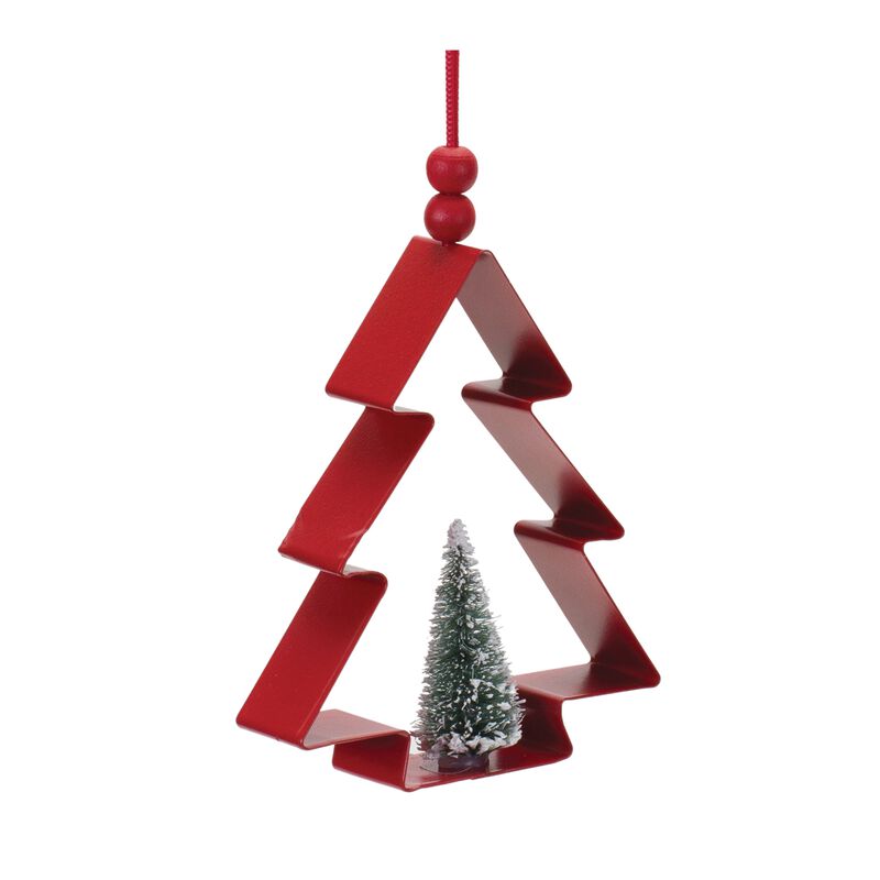 Star And Pine Tree Cookie Cutter Ornament (Set of 6)