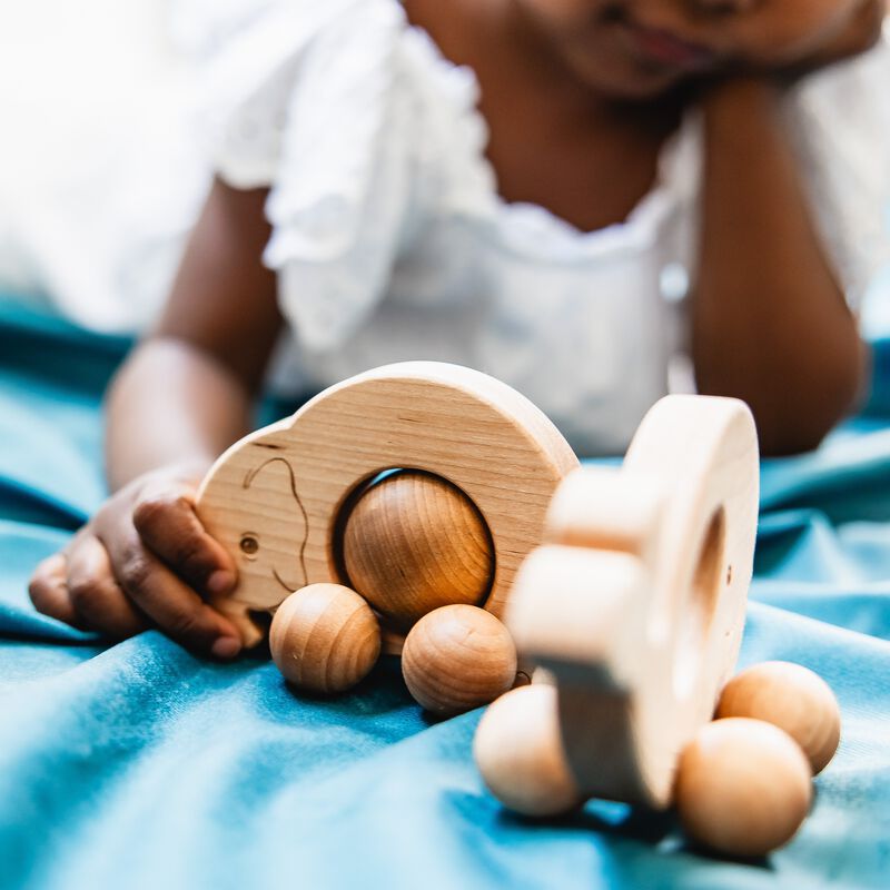 Roly Poly Elephant Push Toy image number 3