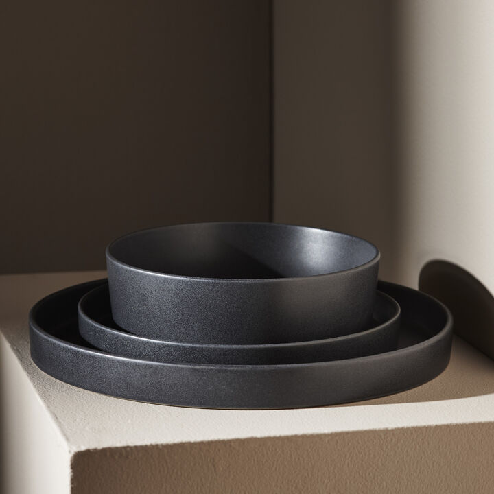 Stone by Mercer Project Modan Stoneware 24 Piece Dinnerware Set