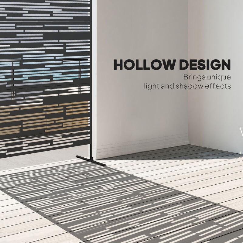 Hivvago Freestanding 78" Decorative Privacy Wall image number 3