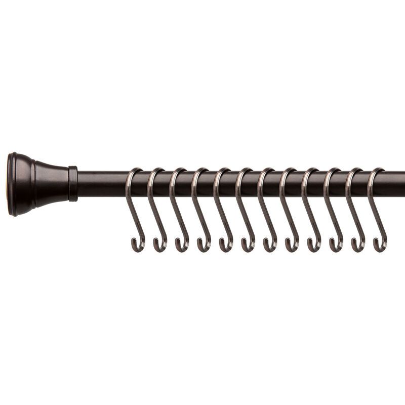 Zinc Shower Curtain Hooks, Set of 12 image number 2