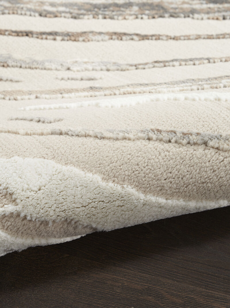 Sustainable Trends SUT05 Beige/Gray 6' x 9' Rug